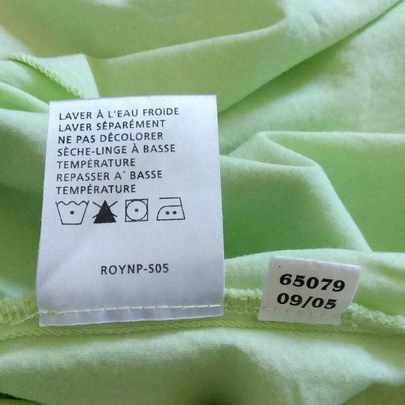 Royal Robbins Handkerchief Hem A-Line Cotton Skirt With Tie Waist Green Size S - Picture 9 of 10